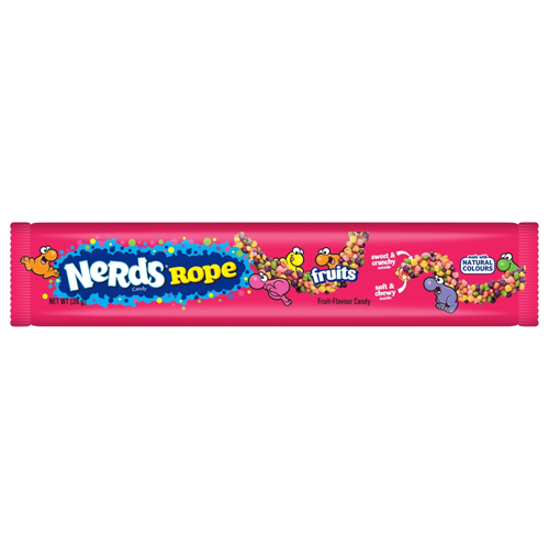 NERDS CANDY SWEETS GUMMY CLUSTERS ROPE FRUITS 26G