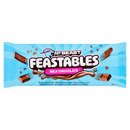 MR BEAST FEASTABLES MILK CHOCOLATE BAR 60G