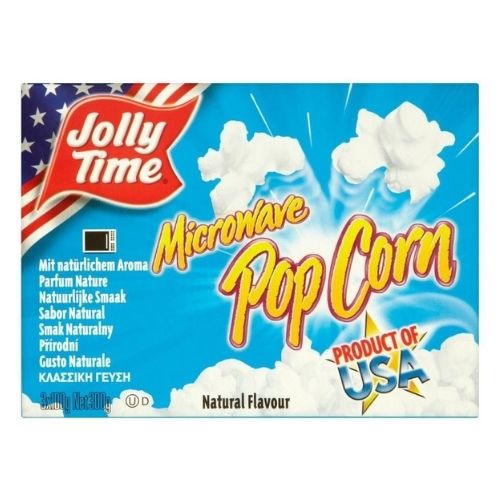 JOLLYTIME MICROWAVE NATURAL POPCORN 300G