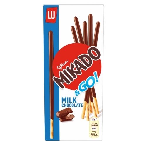 LU MIKADO MILK CHOCOLATE BISCUITS 39G