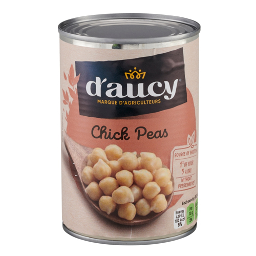 D'AUCY CHICK PEAS 400G
