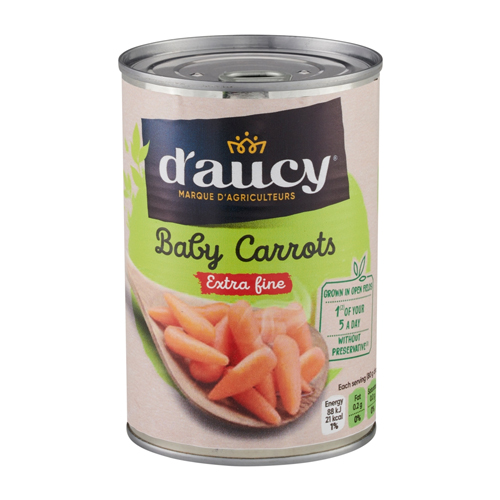 D'AUCY BABY CARROTS 12X 400G