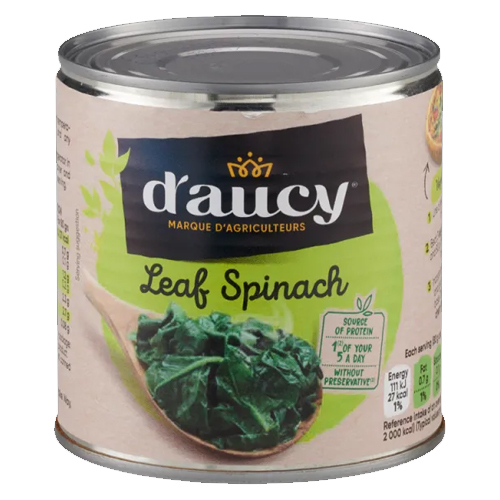 D'AUCY SPINACH LEAF 380G