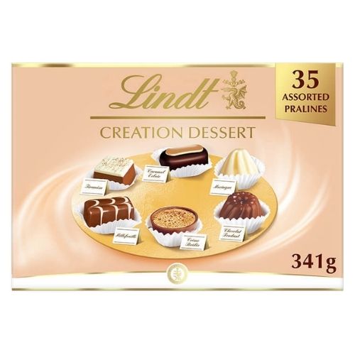 LINDT CREATIONS DESSERT ASSORTED CHOCOLATE BOX 341G
