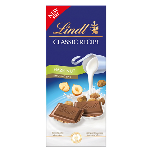 LINDT CLASSIC RECEIPE HAZEL 190G