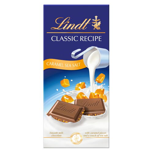 LINDT CLASSIC RECIEPE CARAMEL SEA SALT 100G