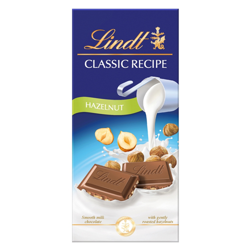 LINDT CLASSIC RECIEPE HAZELNUT 100G