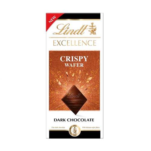 LINDT EXCELLENCE DARK CRISPY WAFER 100G