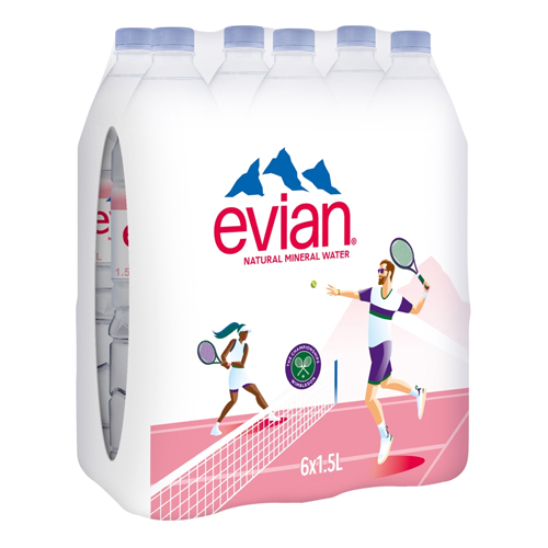 EVIAN STILL SCREW CAP 6PK 1.5L