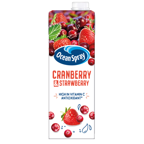 OCEAN SPRAY CRANBERRY & STRAWBERRY PMP £1.99 1L