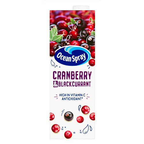 OCEAN SPRAY CRANBERRY & BLACKCURRANT 1L