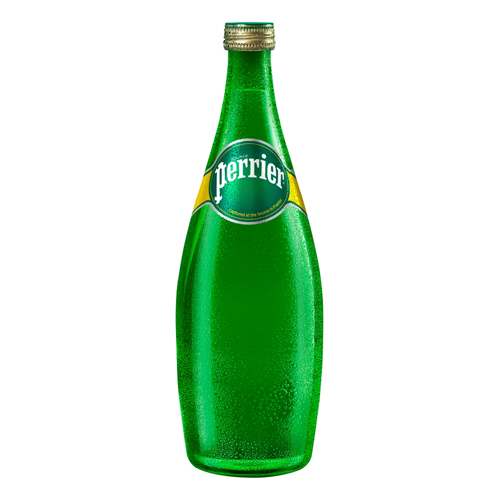 PERRIER SPARKLING NATURAL MINERAL WATER GLASS 750ML