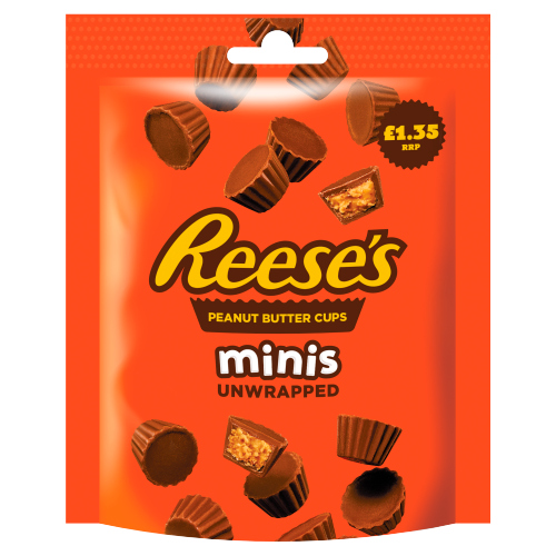 REESE'S PEANUT BUTTER CUP MINIS PMP £1.35 68G