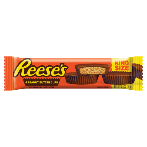REESE'S 4 PEANUT BUTTER CUPS KING SIZE 79G