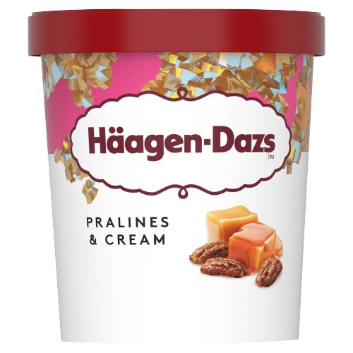 HAAGEN-DAZS OBSESSIONS PRALINES & CREAM 460ML