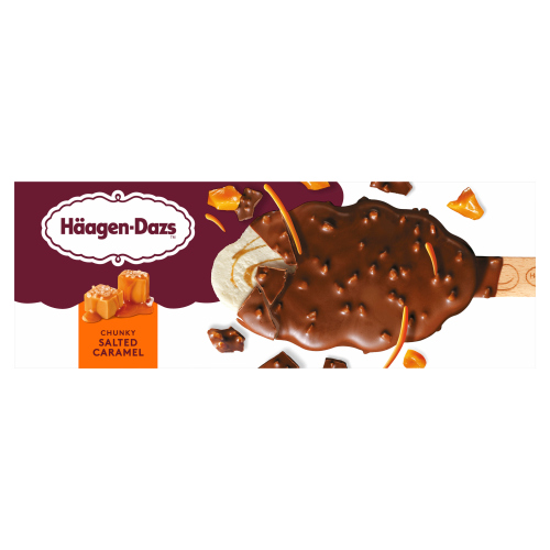 HÄAGEN-DAZS CHUNKY SALTED CARAMEL ICE CREAM BAR 68G