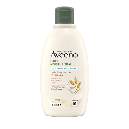 AVEENO DAILY MOISTURISING YOGURT BODY WASH 300ML