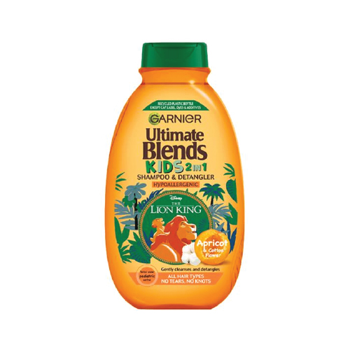 GARNIER ULTIMATE BLENDS KIDS APRICOT 2IN1 SHAMPOO 250ML