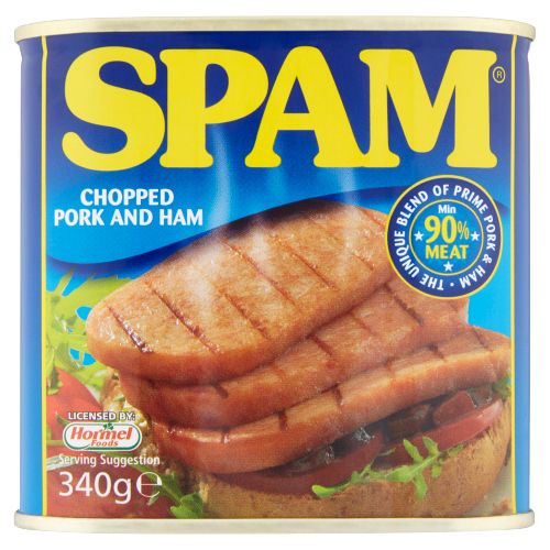 SPAM CHOPPED PORK & HAM 340G