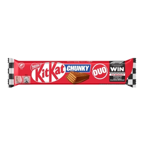 KITKAT CHUNKY MILK CHOCOLATE DUO CHOCOLATE BAR 64G