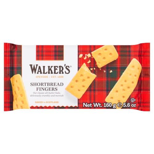 WALKERS SHORTBREAD FINGERS 160G