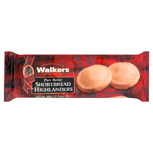 WALKERS PURE BUTTER SHORTBREAD HIGHLANDERS 200G