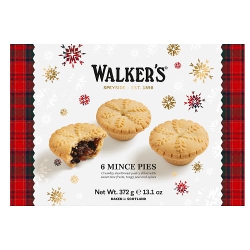 WALKERS LUXURY MINCE PIES 6PK 372G-XMAS