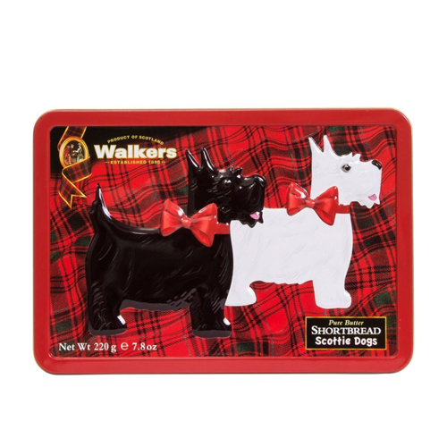 WALKERS SCOTTIE DOG RECTANGULAR SHORTBREAD  220G