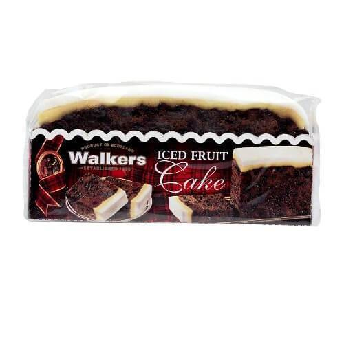 WALKERS ICED FRUIT CAKE 450G-XMAS