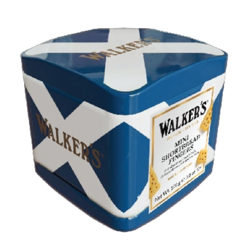 WALKERS MINI SHORTBREAD FINGER TIN 100G