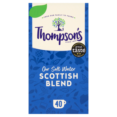 THOMPSON SCOTTISH TEA BAGS PMP £1.25 125G