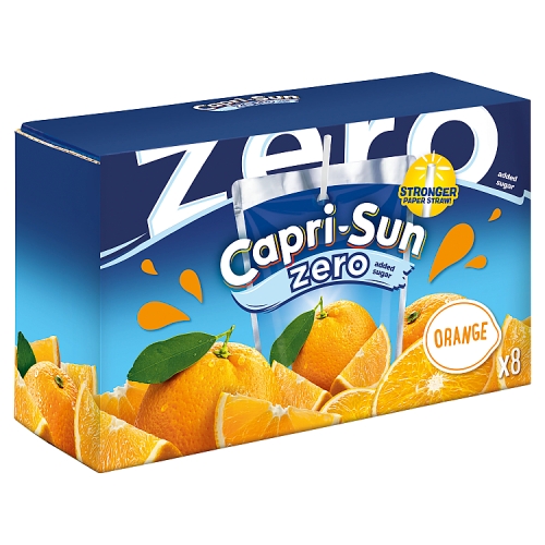 CAPRI-SUN ORANGE ZERO 8PK 200ML