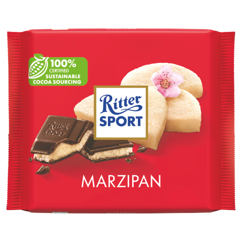 RITTER SPORT COLOURFUL VARIETY MARZIPAN 100G