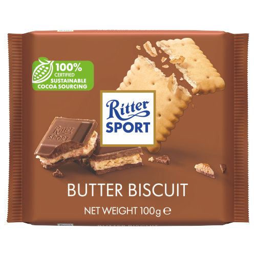 RITTER SPORT BUTTER BISCUIT 100G