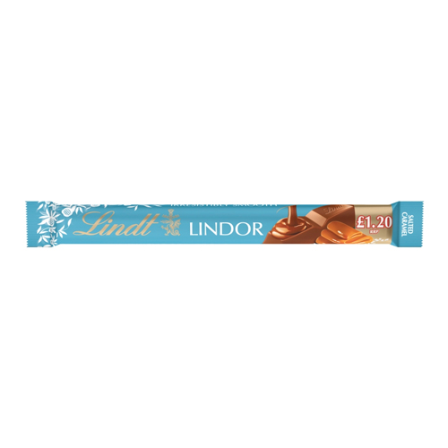 LINDT LINDOR SALTED CARAMEL TREAT BAR PMP £1.20 38G