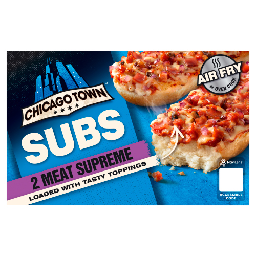 CHICAGO TOWN 2 MEAT SUPREME SUBS 250G