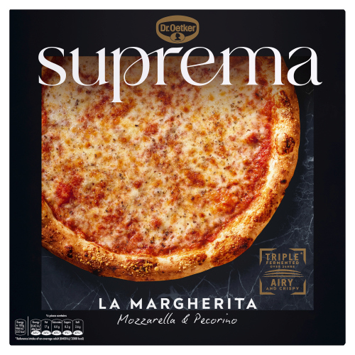 DR. OETKER SUPREMA LA MARGHERITA MOZZARELLA & PECORINO PIZZA 454G