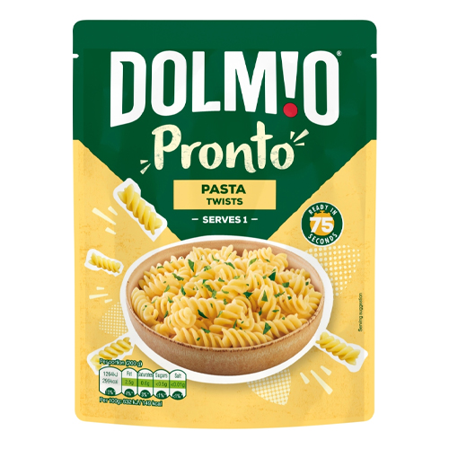 DOLMIO PRONTO MICROWAVE FUSILLI PASTA TWISTS 200G