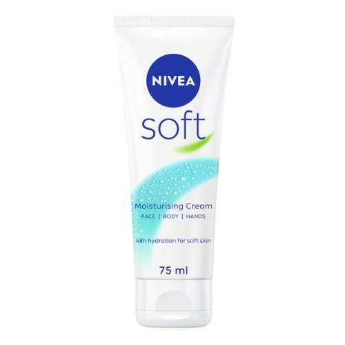 NIVEA SOFT MOISTURISER FOR BODY, FACE & HANDS 75ML