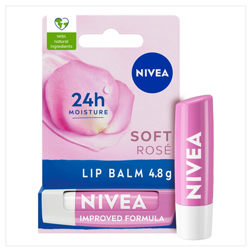 NIVEA SOFT ROSE CARE LIP BALM 5.5ML