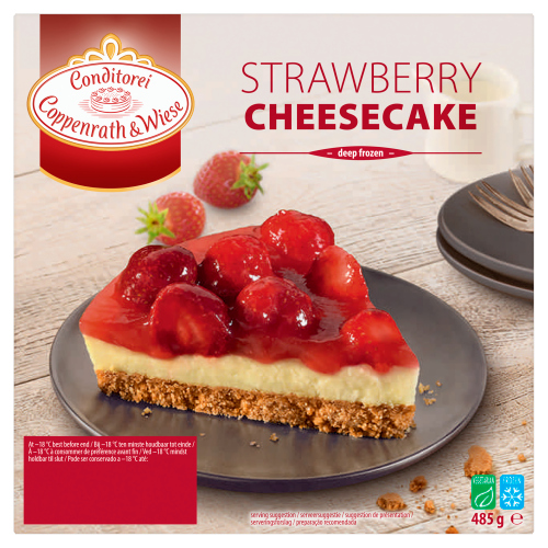 CONDITOREI COPPENRATH & WIESE STRAWBERRY CHEESECAKE 485G
