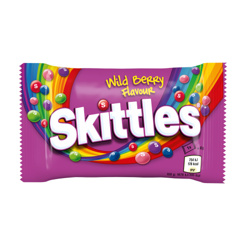 SKITTLES WILD BERRY SWEETS BAG 45G