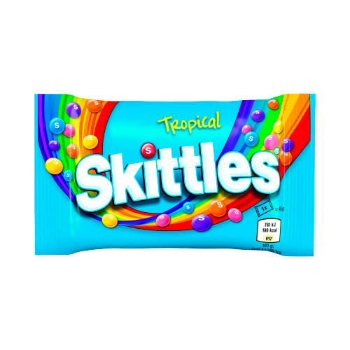 SKITTLES TROPICAL SWEETS BAG 45G