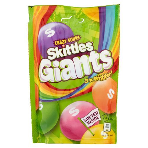 SKITTLES GIANT SOURS 132G