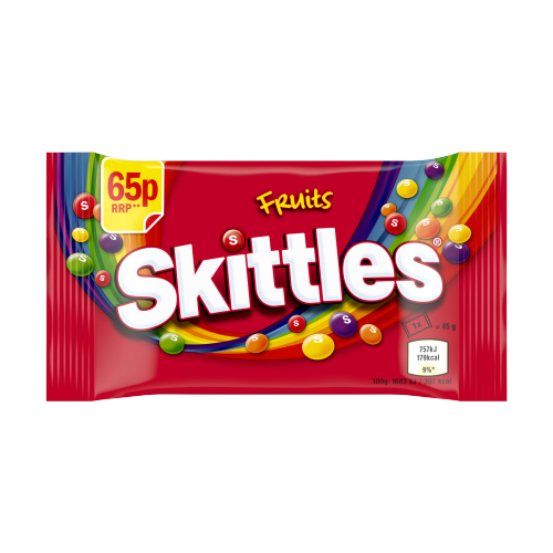 SKITTLES FRUIT PMP 65P 45G