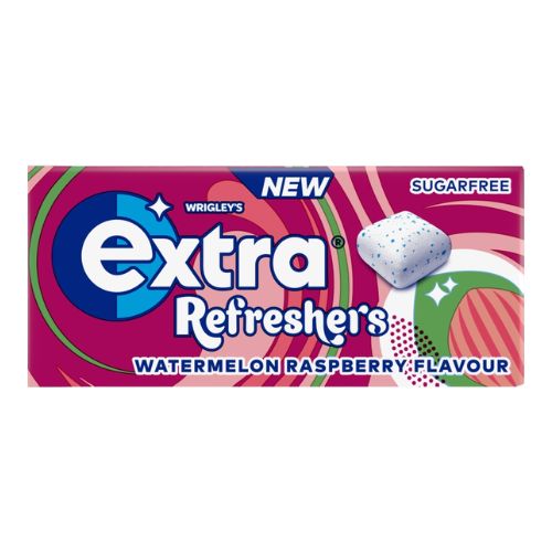 EXTRA RASPBERRY WATERMELON SUGAR FREE REFRESHERS HANDY BOX 7PC 15.6G