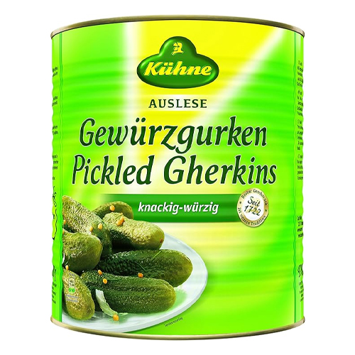 KUHNE PICKLED GHERKINS 9.7KG