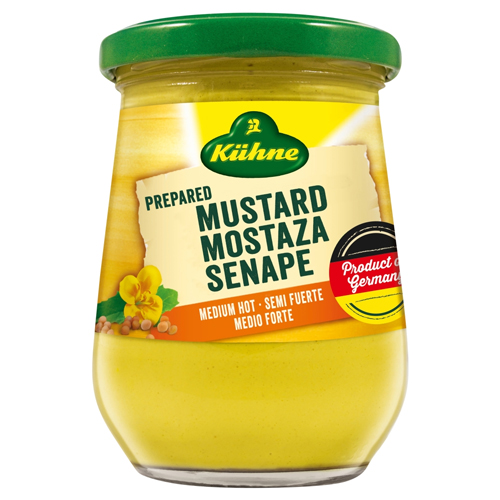 KUHNE MEDIUM HOT MUSTARD 255G