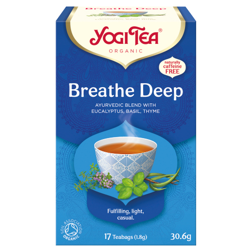 YOGI TEA BREATHE DEEP 17 TEABAGS 30.6G