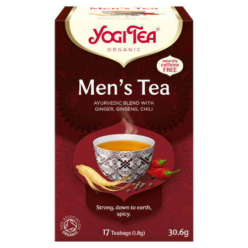 YOGI TEA ORGANIC MENS TEA 17 TEA BAGS 30.6G